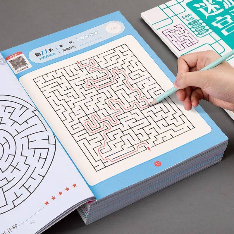 Kids Educational Workbooks - Labirinto per bambini Gioco Libro Studente