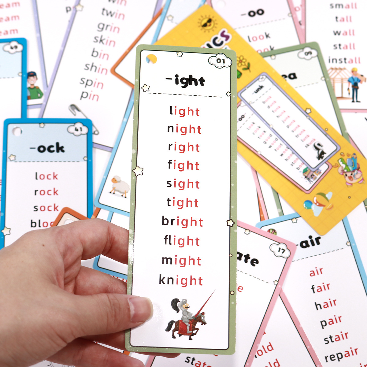 Sight Word Game - 31 fogli Flash Card 600 parole