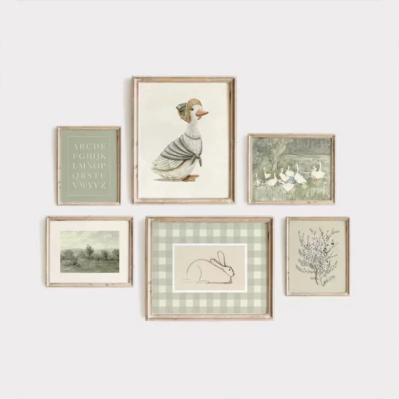 Kids Educational Resources - Green Bohemian Nursery Gallery Poster da