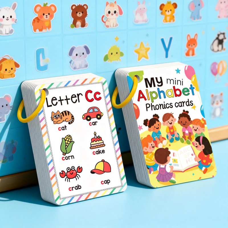 Flash Card Alphabet - Carte Educative per Bambini con Alfabeto