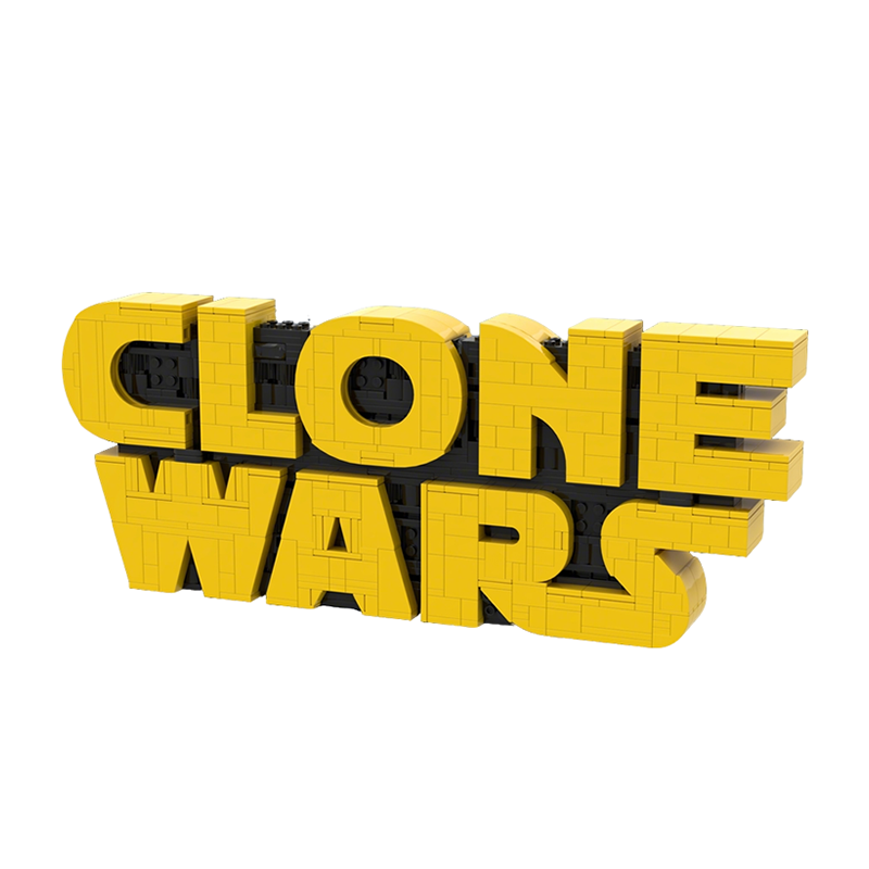 742 Pezzi MOC Clone Wars Logo  - Kids Education Logo recensione e prezzo
