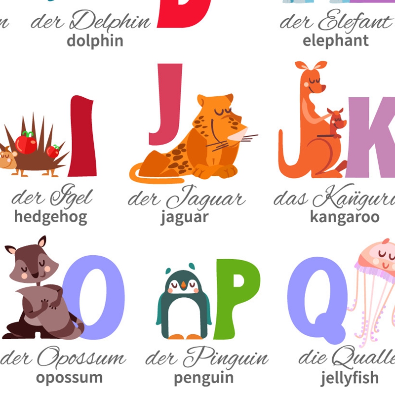 Tedesco Alfabeto con Gli Anima - Kids Education Nursery recensione e prezzo