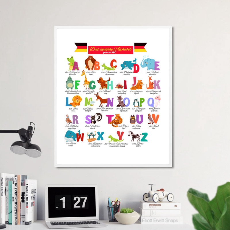 Tedesco Alfabeto con Gli Anima - Kids Education Nursery recensione e prezzo