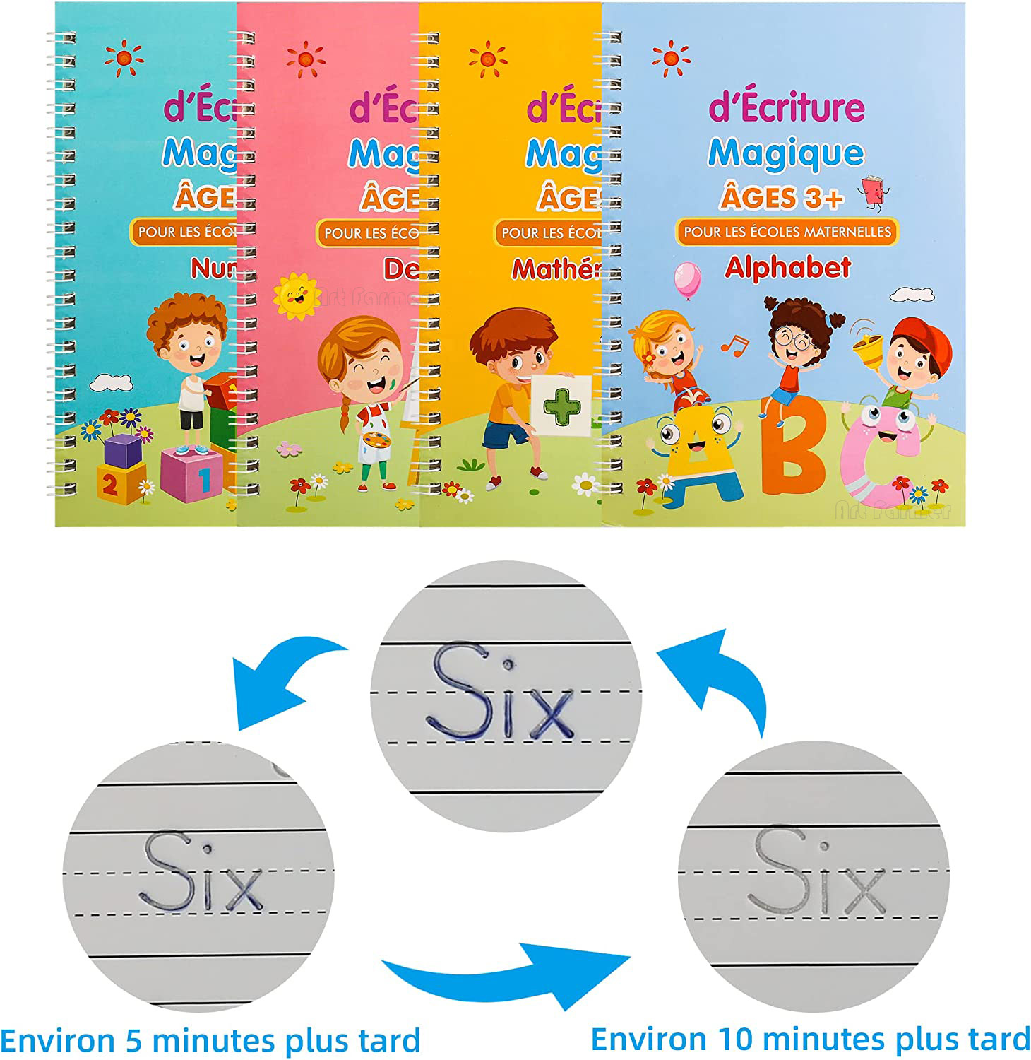 Quaderno magico francese Quade - Kids Educational Workbooks recensione e prezzo