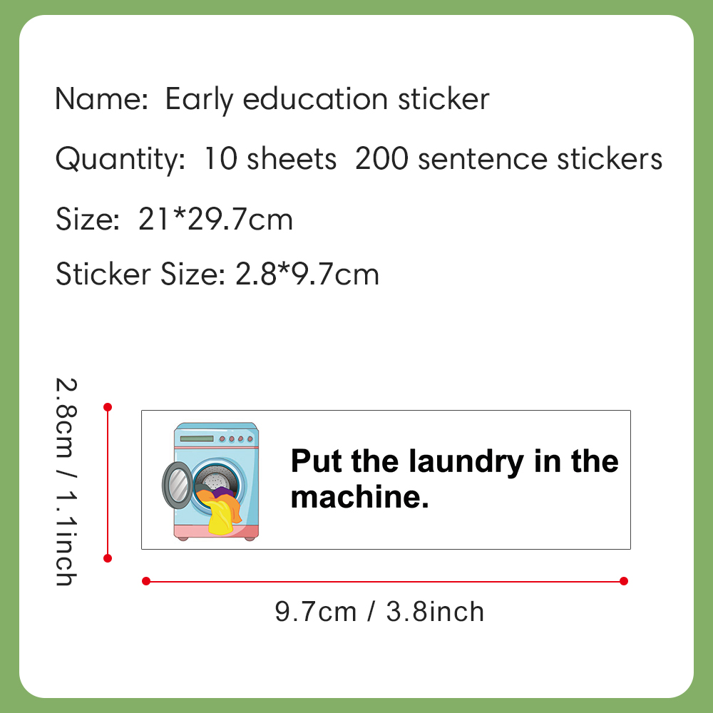 Bambini parole inglesi adesivi - Sight Word Game recensione e prezzo