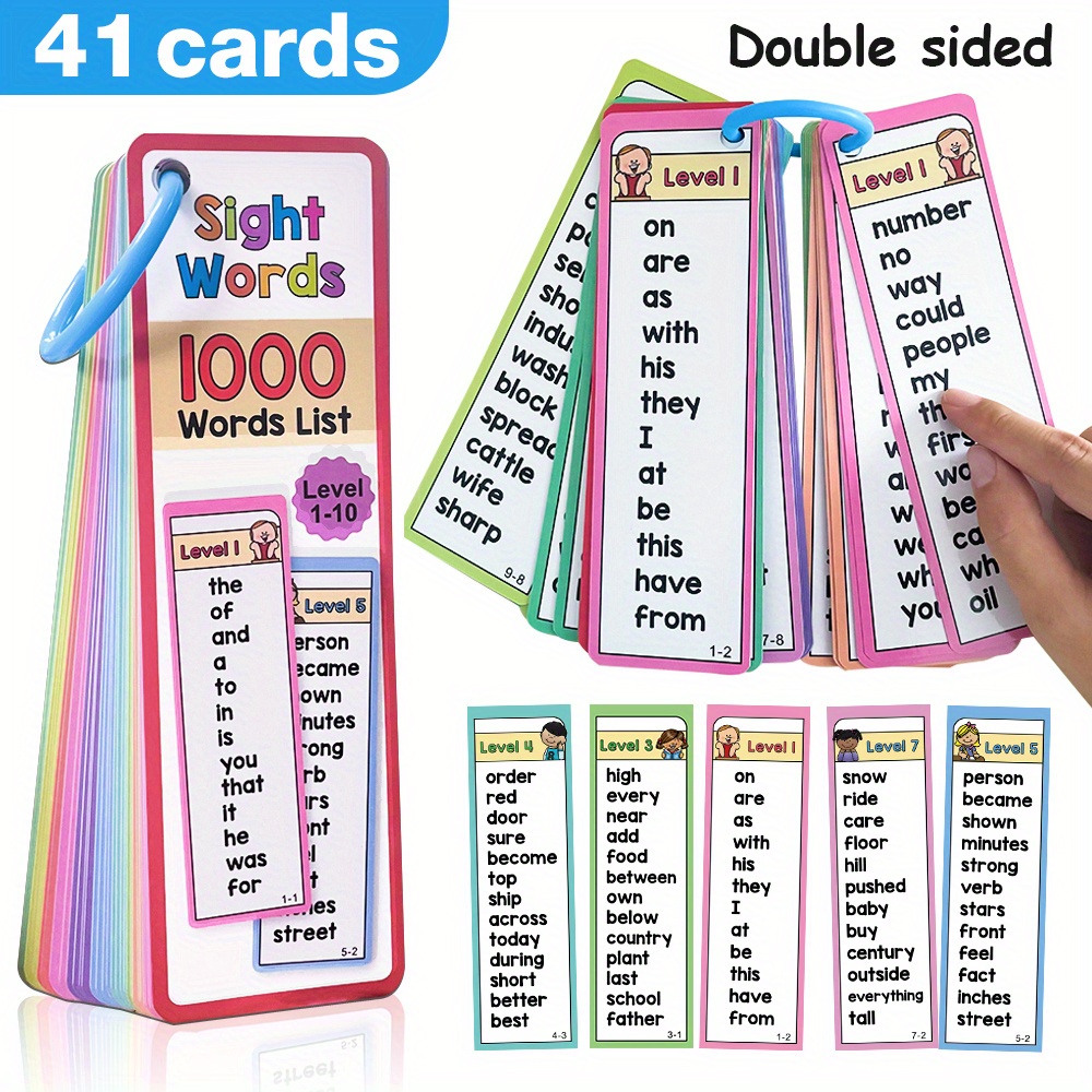 1000 parole visive Schede flas - Sight Word Game recensione e prezzo